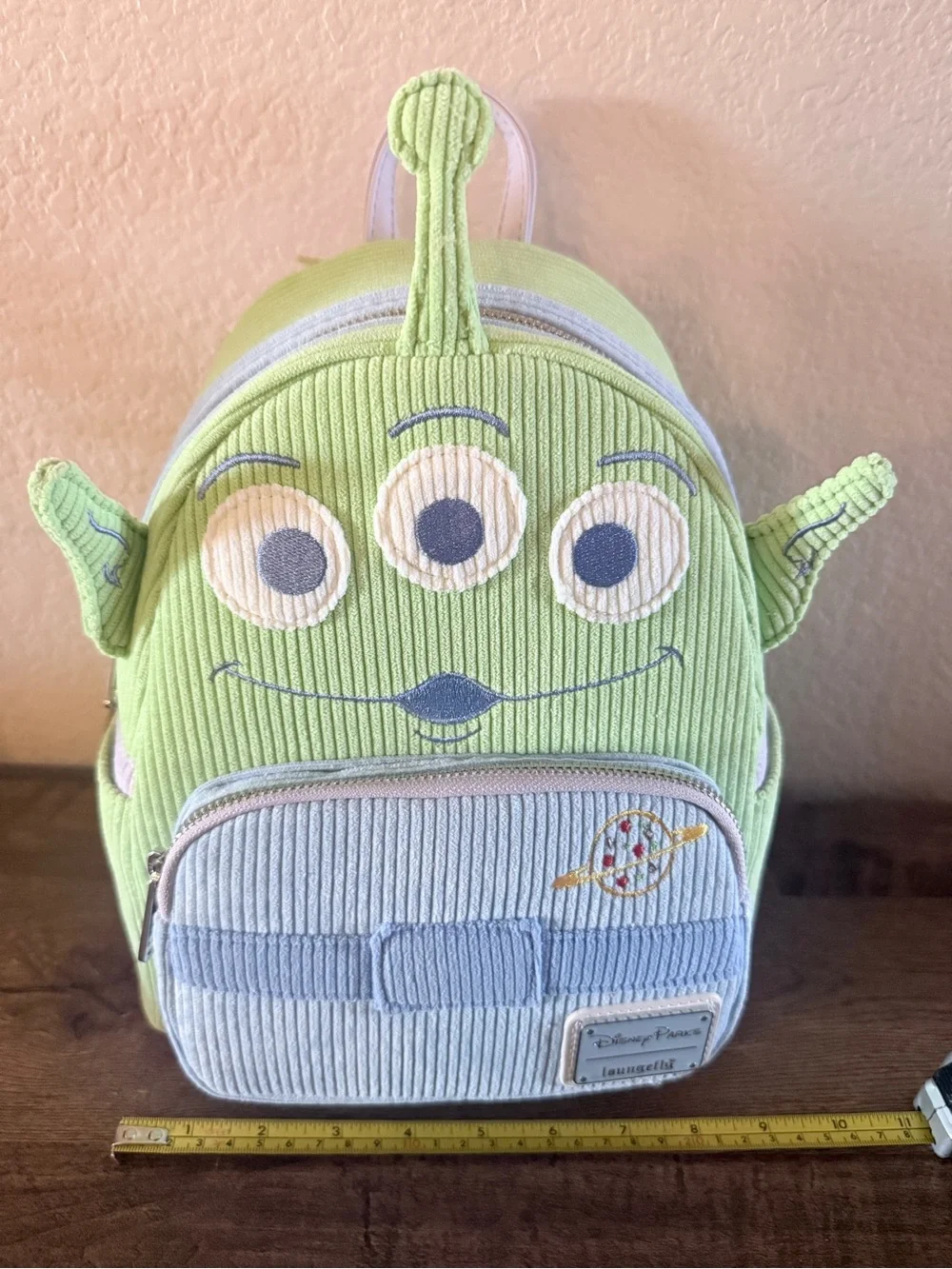 Disney Toy Story Light Green & Light Blue Alien Mini Backpack NTW